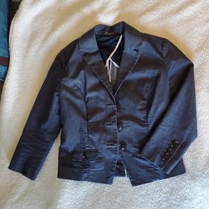 Liz Claiborne denim blazer great everyday piece 2P